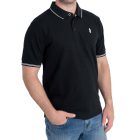 Men's collared T-shirt - WSMCT-152 - black
