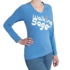 Women's long sleeve T-shirt - WSWLS-721 - blue