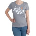 Women's crew-neck T-shirt - WSWTC-471 - grey